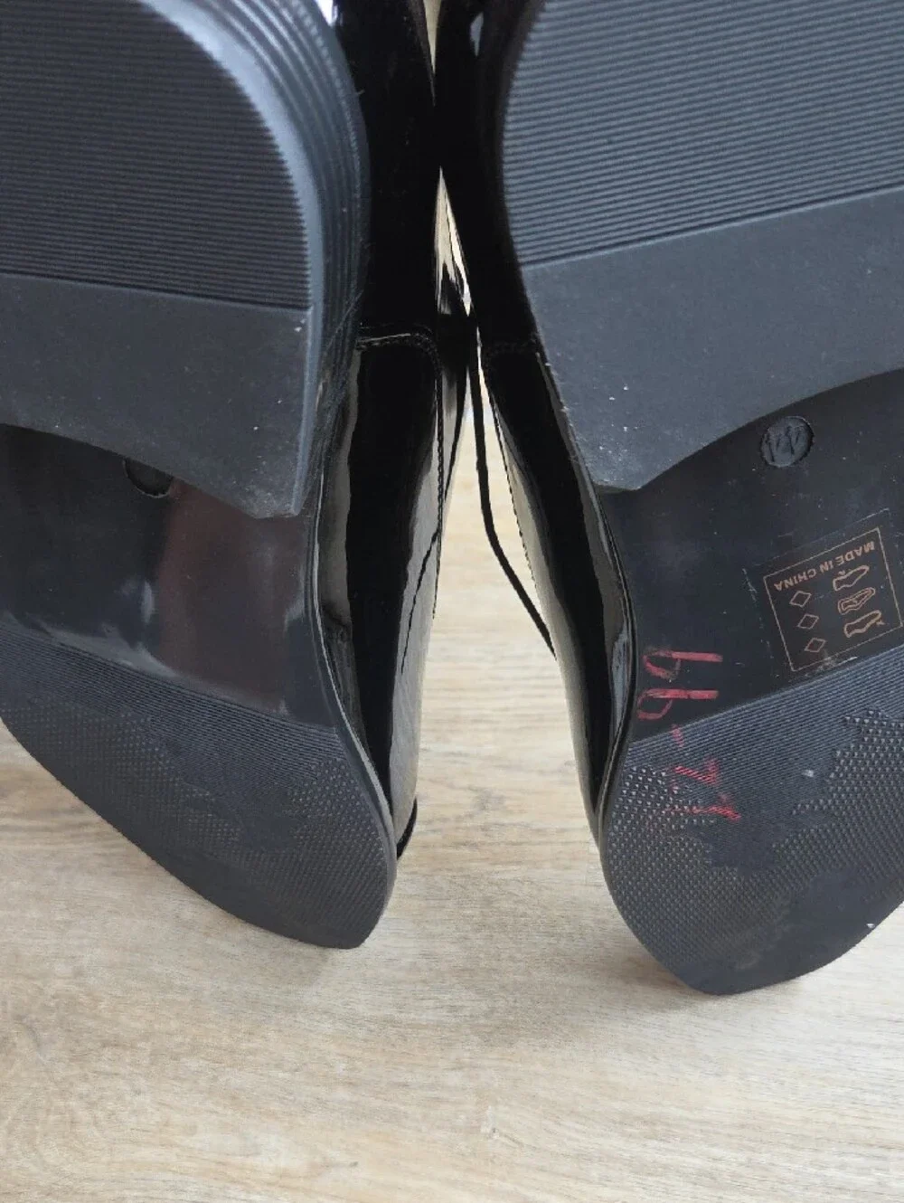 Men's Black Patent Dress Shoes